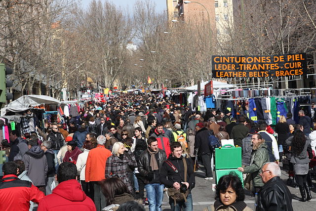 El rastro hasta los topes