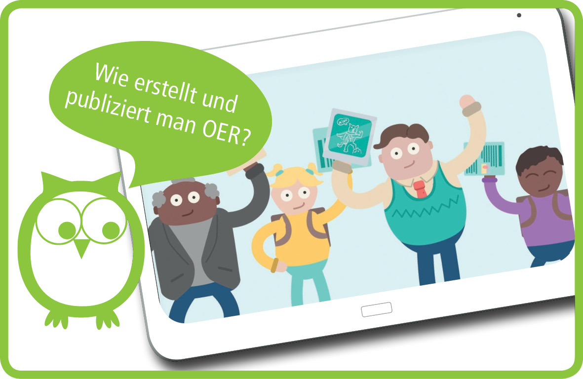 Titelbild Wie erstellt und publiziert man OER?