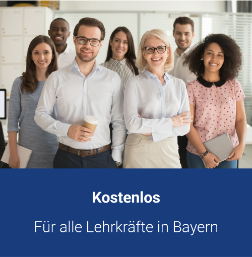 Kostenlos für alle Lehrkräfte in Bayern